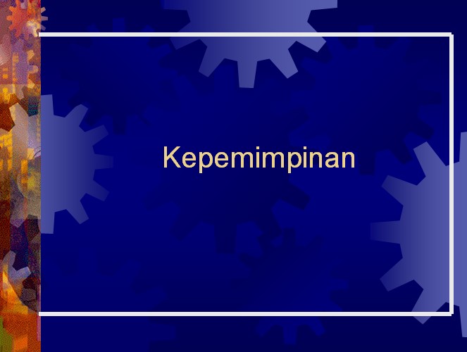 kepemimpinan