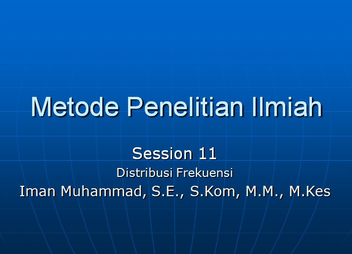 MPI sess_11 (Distribusi Frekuensi)