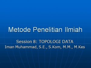 MPI sess_8 (Topologi Data)